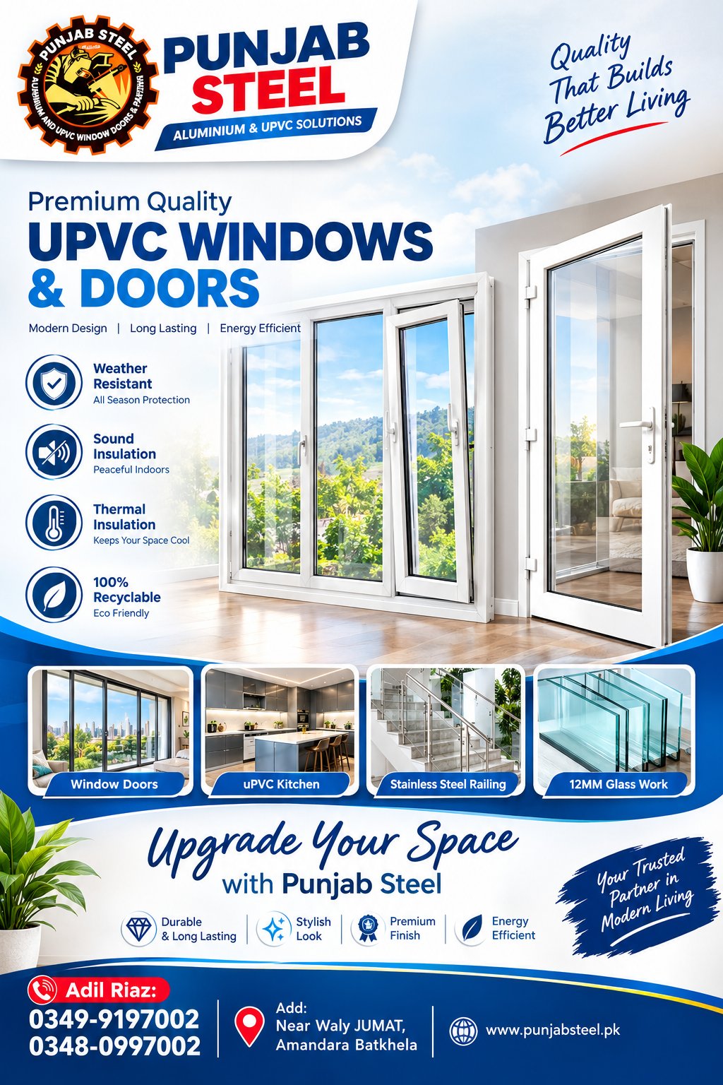 uPvc and aluminum window Doors